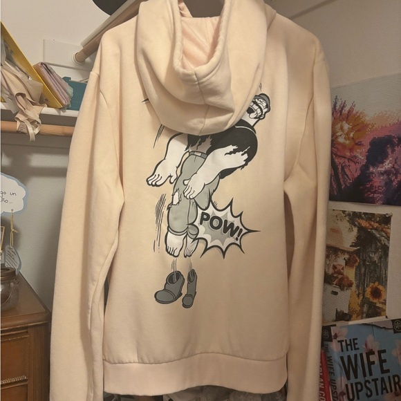 Cream Graphic Hoodie - Picture 3 of 3